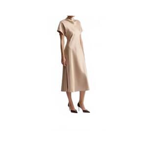 NEW MALINA alivia midi dress in champagne